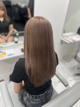 ワンズクロエ 原宿店(ONE's Chloe) ミディアムレイヤーカット似合わせカットダークアッシュ着物原宿