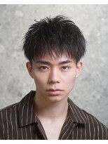 ネイビー(NAVY) 無造作に散らした毛束感 ラフスパイクショート