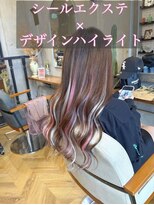 ラグシス ザ ヴィンテージ(LUXIS THE VINTAGE)&nbsp;シールエクステ×デザインハイライト