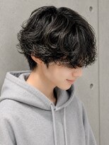 トゥルートラスト オムオム 甲府和戸(True Trust HOMME HOMME) ルーズパーマ シースルーマッシュ 韓国風ナチュラルマッシュ
