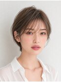 40代夏の透明感ショート