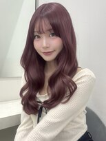 アイトーキョーエス 渋谷(AI TOKYO S)&nbsp;ブリーチなしダブルカラーローズブラウン髪質改善ロングレイヤー