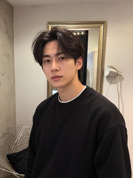 ノラ ヘアーサロン(NORA HAIR SALON) 【石山】ゆるっとセンターパートニュアンスパーマ