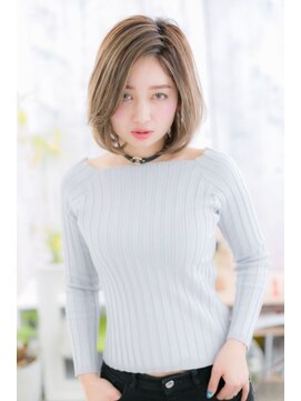 ミック ヘアアンドメイク アップ 駒込店(miq Hair&Make up) 抜け感セミディ…大人かわいい色気