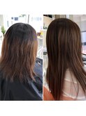 シールエクステでロング!