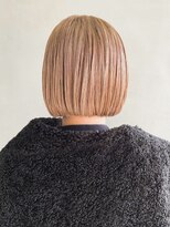 テトヘアー(teto hair) 切りっぱなし・ワンレン・ミニボブ ・ブロンド・ミルクティー