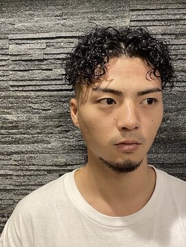 ヒロギンザ 恵比寿店(HIRO GINZA) ツーブロックビジネスショートフェードかき上げツイストパーマ