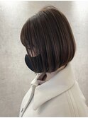 【BOND河内のサロンスタイル】美シルエット前下がりボブ