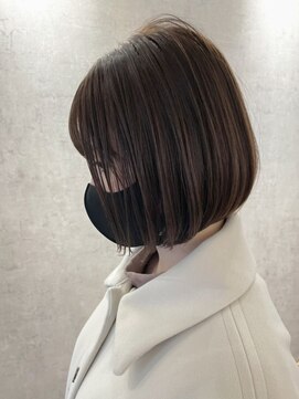 ボンドバイテトテ 三宮元町(BONDbytetote) 【BOND河内のサロンスタイル】美シルエット前下がりボブ
