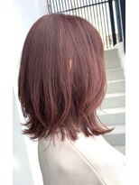 スタイルジャパン 新都心店(style JAPAN)&nbsp;外ハネミディアムボブ×ピンクカラー
