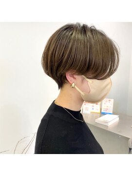 エルエスヘアー(LS HAIR) 【片山陽基】ハンサムマッシュとブリーチなしオリーブグレージュ