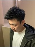ツーブロックショート