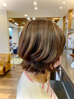 セラヴィ 【c'elavie 赤坂】ミディアムレイヤー×外ハネアレンジ