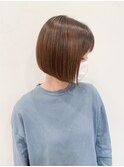 前下がりボブ 艶髪 トリートメント