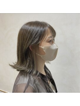 イオエ 岡本(ioe) イメチェン/フルバング/似合わせ/レッドブラウン/デジタルパーマ