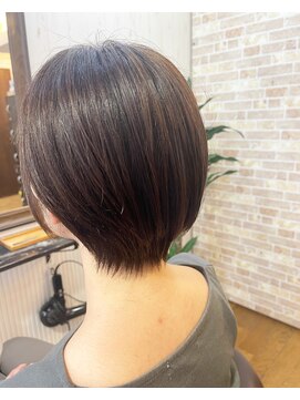 ライムヘアービューティフィー(Lime hair beautify) 大人美人クールショート【髪質改善、白髪染め、、花園、円町】