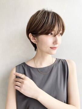 サークル(circle) ★薄めバング小顔カットヘルシースタイルショコラアッシュ_☆≡