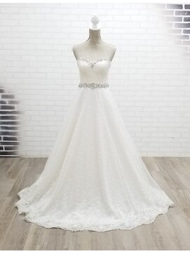 プレスト ベル 三宮 駅前店(Presto belle) 【プレストベル】ウェディングドレスレンタル WD-A012