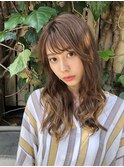 【Cura山口】ブリーチなし透明感カラー・柔らかベージュ
