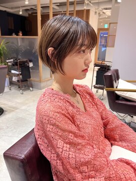 ラミエ バイ メルト 吉祥寺(lamie by melt) *滝田*20代30代40代小顔似合わせショートカット丸みボブ人気