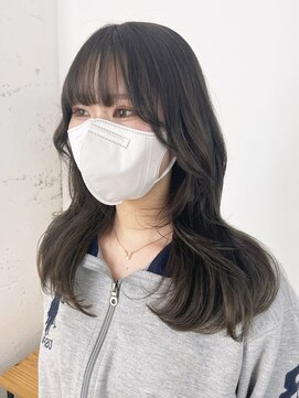 アイティーバイアルバム 松戸店(IT by ALBUM) アッシュグレージュ_グレーベージュレイヤーロング_ba456741