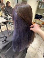 アジールヘア 池袋東口店(agir hair)&nbsp;20代30代インナーカラーパープルラベンダーイルミナ池袋