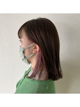 アウラ(AURA) レディースミディアムポイントブリーチカラーイヤリングカラー