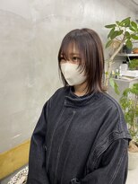 ベンジー 蔵前ii店(benji)&nbsp;顔周りのレイヤーが可愛い外ハネボブ◎蔵前