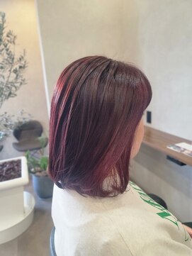 アネモネ(anemone) 艶髪ペオニーレッドカラー