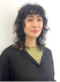 大人レイヤーロブ＆パーマ