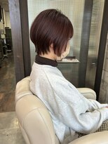 グローバルヘアー バランス(global hair BALANCE) 20代30代／ショートボブ／ピンクブラウンカラー／トリートメント