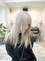 ヲタク(wotaku.)&nbsp;シルバーカラーホワイトシルバーグレーハイトーンカラーブリーチ