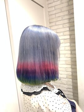 コル(CoL) レインボー裾カラー