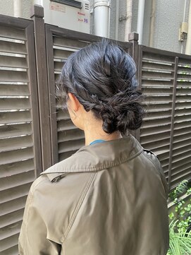 カフカヘア 吉祥寺店(kafka hair) 首元すっきりお呼ばれアップスタイル
