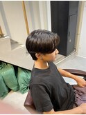 毛流れセンターパート