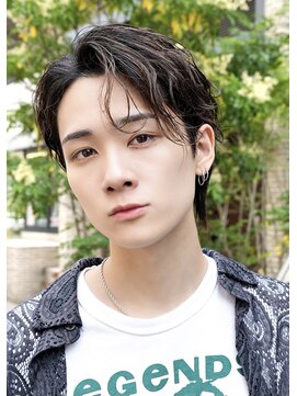 オーシャントーキョーウエスト 心斎橋 (OCEAN TOKYO WEST) 波巻きパーマツイストスパイラルパーマセンターパートウルフ