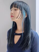 アルバム 銀座(ALBUM GINZA)&nbsp;透明感カラーネビージュ黒髪小顔秋色くすみベージュ_ba326431