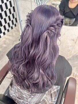 リル ラウム 原宿(LiL Raum) 大人気ラベンダーカラー＆ヘアアレンジ/原宿/レイヤーカット