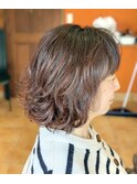 ミディアム　髪質改善/白髪染め/トリートメント/ショート/半田