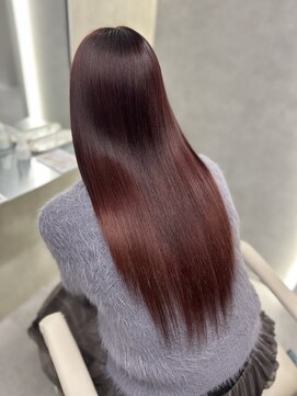 アヴァンス 西田辺(AVANCE.) カシスレッド/髪質改善/ロング【西田辺・阿倍野】