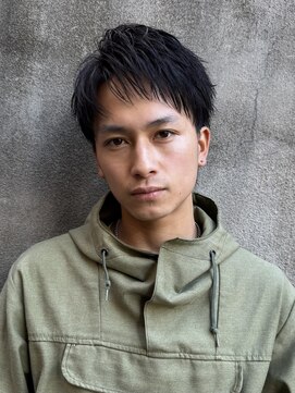 ロンド アンブル 四条烏丸(Lond ambre) 萱原大幹 アップバング/眉毛/短髪/メンズカット