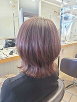 ワンクリエーション(ONEcreation) イメチェン/レッドブラウン/フルバング/似合わせカット/愛甲石田