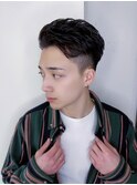 20代30代40代50代ブルーブラック/ツーブロック