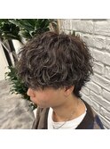 波巻きパーマ