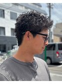 "dartsマツダレン"ピンパーマ【無造作カールショート】