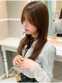 ★Shina/髪質改善縮毛矯正レイヤーカット顔周り前髪韓国銀座