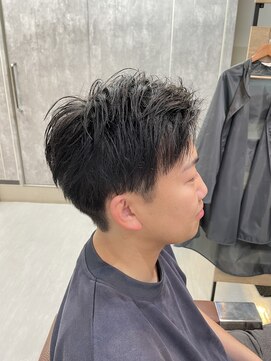 クート オム 南浦和(ku-to homme) ツーブロックアップバングショート