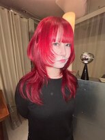 ハコ プラス(HACO+)&nbsp;【Haco+】Rena_チェリーレッド_ダブルカラー