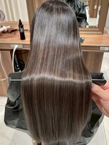 エジョン 八幡山店(Aejon) 大人レイヤーカット白髪ぼかし脱白髪染め40代50代60代