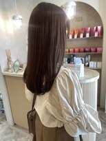 ラヴィズム 松崎店(LUVISM)&nbsp;韓国/顔周りレイヤー/おくれ毛/ベージュ/ダブルカラー/東区/松崎